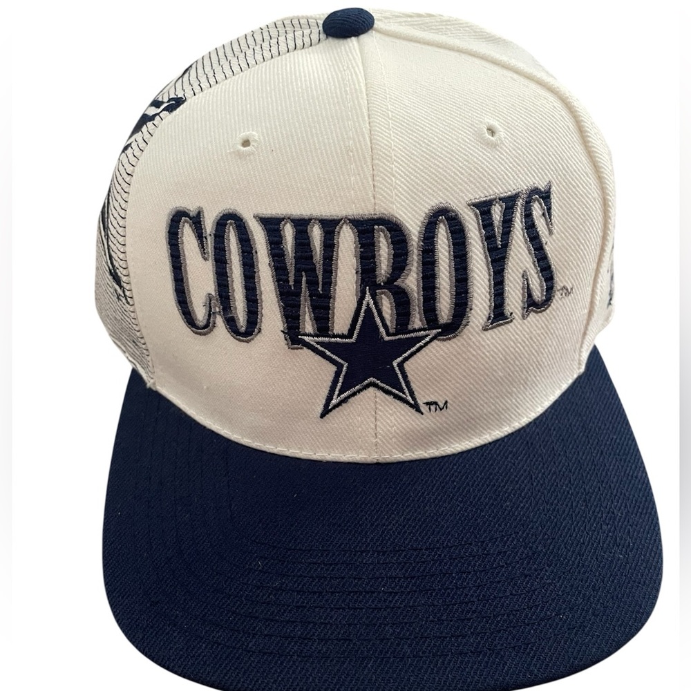 Vintage 90s Dallas Cowboys Sports Specialties Laser Snapback hat